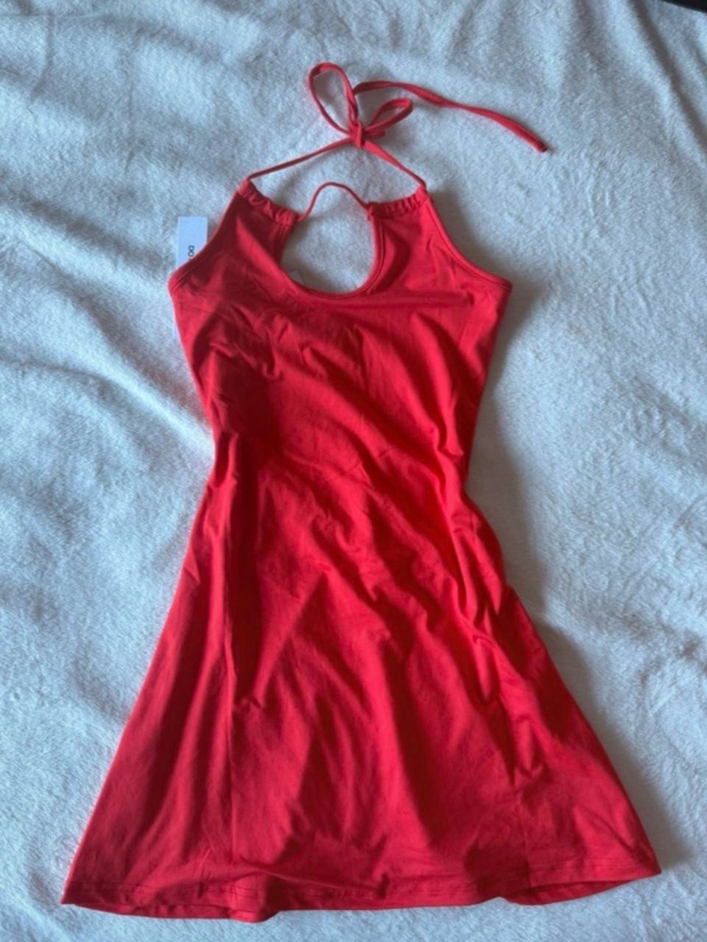 Princess Polly Red Halter Mini Dress